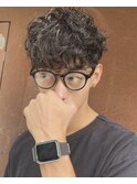 ボリュームが出ずらい男性へ！強めメンズパーマ