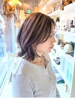 ヘアーデザイン アルエ(HAIR×design ARUE)&nbsp;アンブレラカラー＊シルキーラベンダーピンクベージュ☆