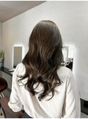 ロング×ダークグレージュ