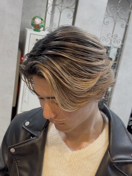 トゥルークリエイション 新越谷(True Creation) MEN’S HAIR/サーフカール/刈り上げセンターパート/新越谷