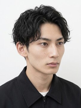 ブロッサム 朝霞台店(Blossom) ツイストスパイラルパーマ韓国センターパート七三分け