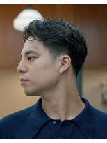 ペルズヘア(PELLS HAIR)&nbsp;フェザーショートフェザーパーマニュアンスパーマセンターパート