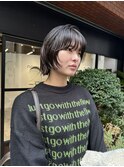 ボブ、ショートパーマ