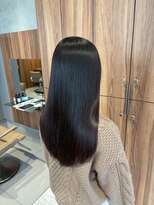 ガリカ 博多(Gallica) <ゲスト>縮毛矯正でツヤツヤ黒髪ストレート