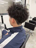 ハイセンス セカンド(HISENSE second)&nbsp;テーパーフェードピンパーマスパイキーショート【TAIKI】