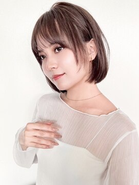 ファナ(fha-na) ☆切りっぱなしボブ　韓国風ミディアムレイヤー☆イメチェン