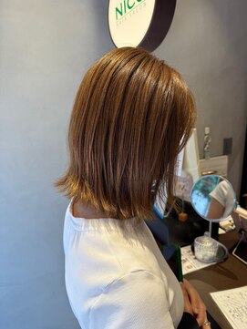 ニコ(NICO) くびれヘア無造作ボブ8.14