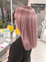 ステラ ヘア デザイン サロン(STELLA hair design salon)&nbsp;ラベンダーピンク×ハイトーンカラー 【由比藤】