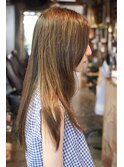 ロングでも潰れない♪毛先が薄くならないニュアンシーアッシュ