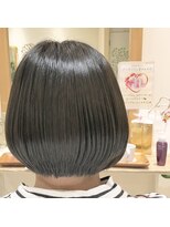 ナノハナ&nbsp;鹿沼で唯一本格ヘッドスパが出来る美容室　シンプルボブ