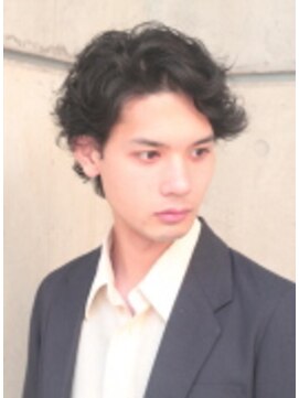 ブークル(boucle) ビジネス外国人風パーマスタイル