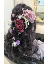 ラスター(Luster)&nbsp;ハーフアップ編み下ろし