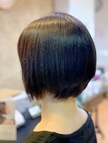 アークスヘアー&nbsp;暗髪★スタイリング簡単♪小顔見せ☆丸みショート