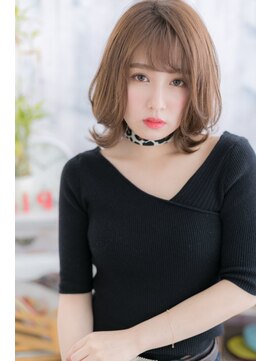 ミック ヘアアンドメイク アップ 駒込店(miq Hair&Make up) 女度UP◎ふんわり外ハネレイヤーモテボブルフ