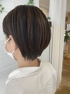 フレア 心 武庫之荘(flare) #ハイライト#耳かけショート
