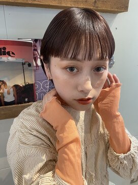 フラミンゴバイカーニバル 江古田(Flamingo by carnival) ショートヘア&グレージュカラー