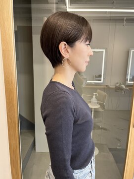 ニカ(NICA) 【NICA】ショートショートボブミニボブブラウン ▽中山