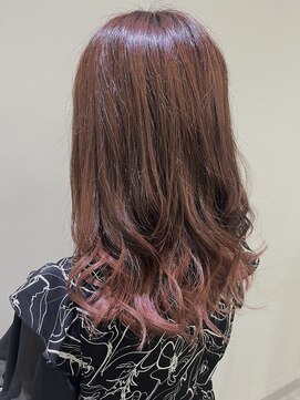 アオアクア バイ グルグル 小岩店(ao akua by GULGUL) .ピンクたっぷり!甘めグラデーションカラー.