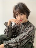 ひし形ボブ☆フェザーバング 愛され前髪