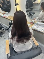 エトバイイオエ(et by ioe)&nbsp;黒髪/ボブルフ/ネビージュ/小顔/ワンレン/髪質改善/グレージュ