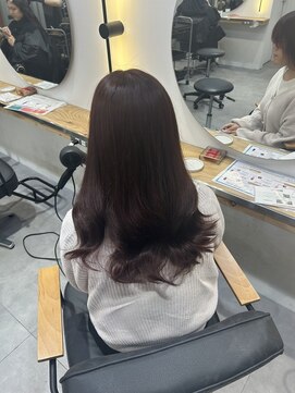 エトバイイオエ(et by ioe) 黒髪/ボブルフ/ネビージュ/小顔/ワンレン/髪質改善/グレージュ