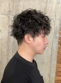 メンズカットツイストスパイラルパーマ