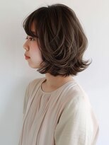 アルトリスト(Altruist Aging×HAIR&SPA)&nbsp;★ダークアッシュ大人ガーリーボブ着物ミディアムレイヤーカット
