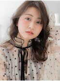 かきあげ前髪アシンメトリー抜け感ロングTb9上尾20代30代40代