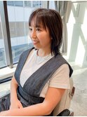 レイヤーボブ 大人可愛く 【岡拓也】