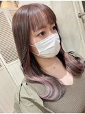 【lamp斉藤】イヤリングカラー×ピンクベージュ