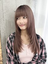 ラニヘアサロン(lani hair salon)&nbsp;レイヤーカット/ピンク