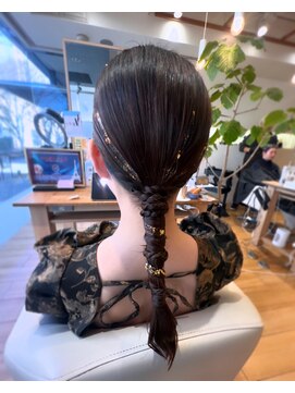 アスピリーフ(ASPILEAF) タイト編みおろしスタイル