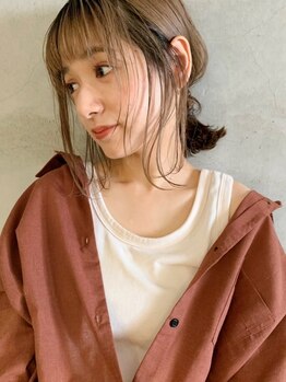 ミュゼプリュム(Musee plume)の写真/“ちょうどいい抜け感”を絶妙なバランスで表現。顔周りレイヤーによる絶妙なニュアンスで褒められヘアへ。