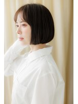 カバーヘア ブリス 大宮西口(COVER HAIR bliss) 似合わせカットシースルーバング艶感前下がりボブZ大宮30代40代