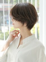 ラックスビー ガーデン 西宮北口駅前店(LUXBE GARDEN) 大人可愛いマッシュショートボブ20代30代40代50代