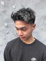 メンズグルーミングナンバーナイン(MEN'S GROOMING NUMBER NINE)&nbsp;ホワイトメッシュ/ツイストスパイラル/【早田隼哉】