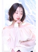 【Aere池袋】シースルーバング外ハネ×オーキッドカラー☆小林