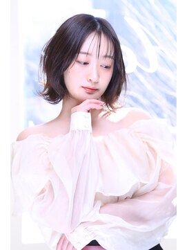 アエレ(Aere) 【Aere池袋】シースルーバング外ハネ×オーキッドカラー☆小林