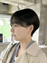 丸みショート/表参道/マロンベージュ/アプリコットオレンジ