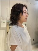 山本/ウルフパーマレイヤーカット顔周り無造作20代30代吉祥寺