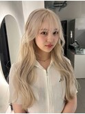 ホワイトブロンド/ホワイトカラー