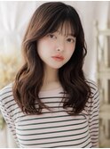 大人かわいい韓国風巻きガーリーロングa北浦和20代30代40代