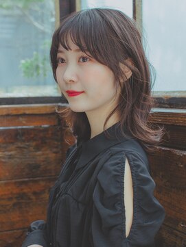 エーバイフー 江坂店(A BY WHO) A BY WHO江坂/切りっぱなし×レイヤー/透明感カラー