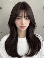 レイヤーカット H 大阪梅田 女性専用サロン 韓国レイヤーカット タッセルボブウルフボブマッシュウルフミディアムヘアカラー