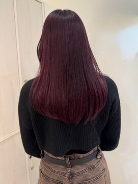 美髪＊ボルドーレッド＊髪質改善TR＊Zina Maison札幌