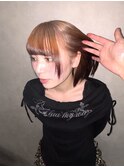 ルーツカラー/ミルクティーベージュ「宇都宮/ブリーチ」