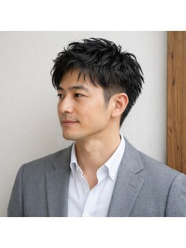 スープレックス ヘアーデザイン(SOUPREX HAIR DESIGN) 大人メンズツーブロックビジネスショート 20代 30代 40代 50代