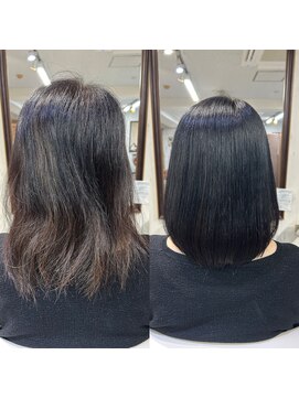 アヤメ(ayame) 【ayame大泉学園】透明感カラー_縮毛矯正_12