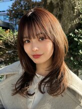 ソラ 表参道(SORA)&nbsp;【SORA 安食】ミディアムレイヤー×フォギーベージュ