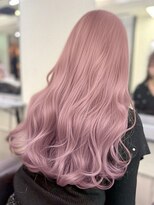 ジルバイジゼル(JILL by GiseL)&nbsp;ミルクティーピンクアッシュベージュカラーブリーチ韓国天神大名